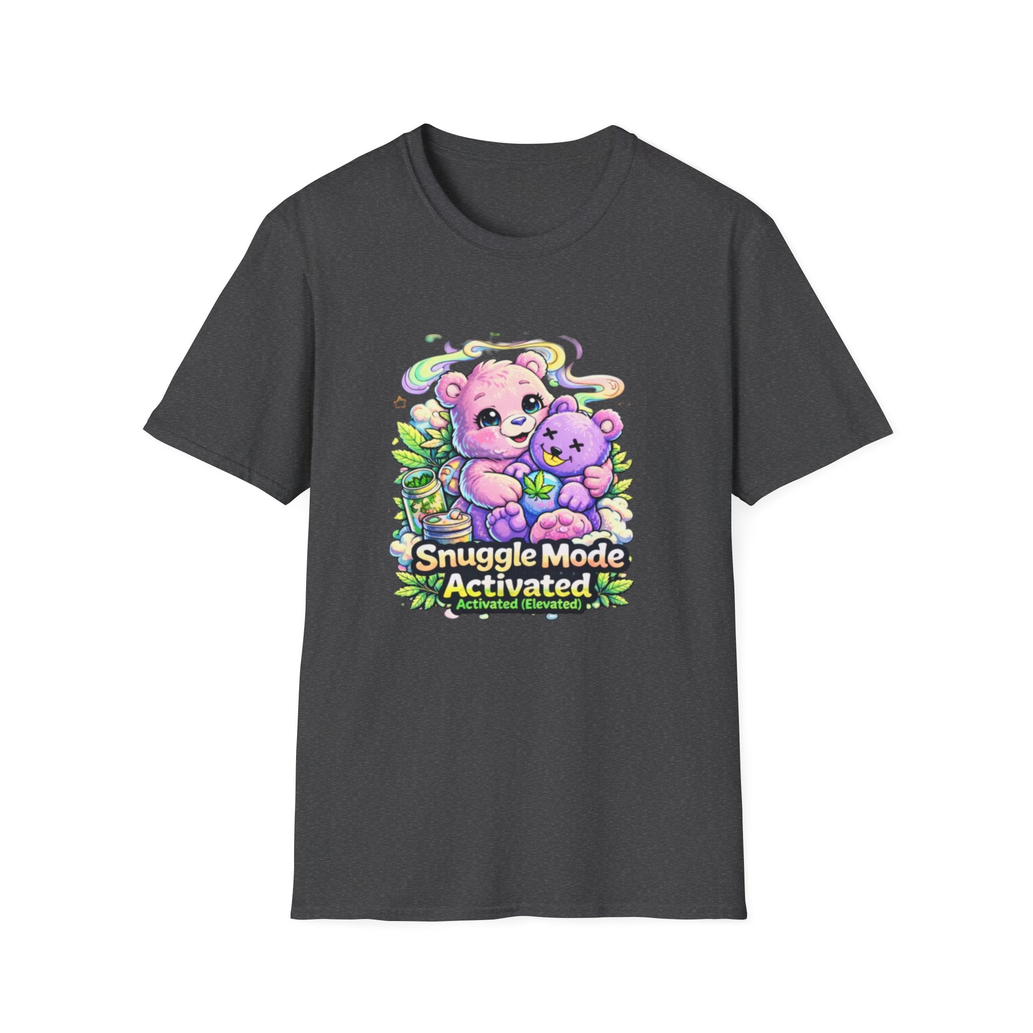 Snuggle Mode Activated T-Shirt — Cute Bear Cuddle Graphic Tee