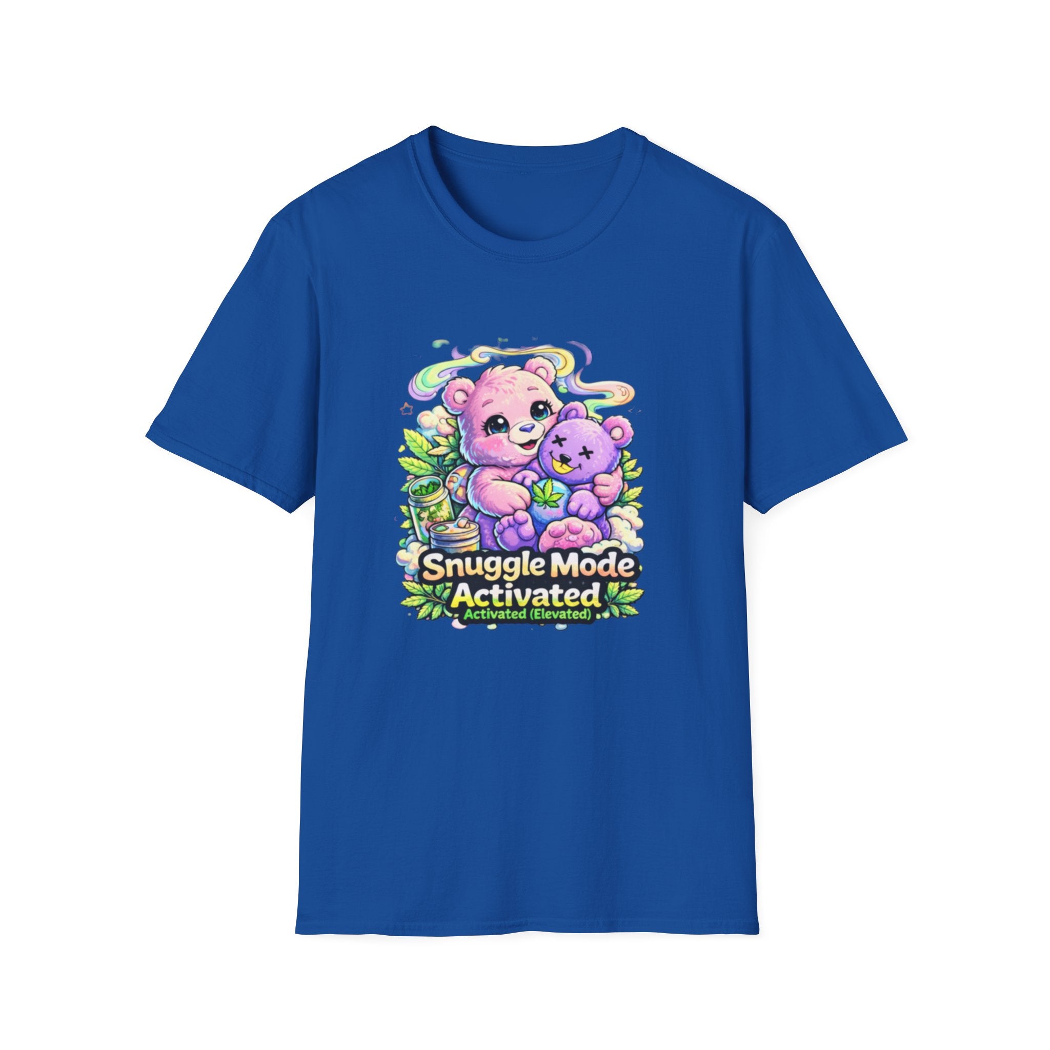 Snuggle Mode Activated T-Shirt — Cute Bear Cuddle Graphic Tee