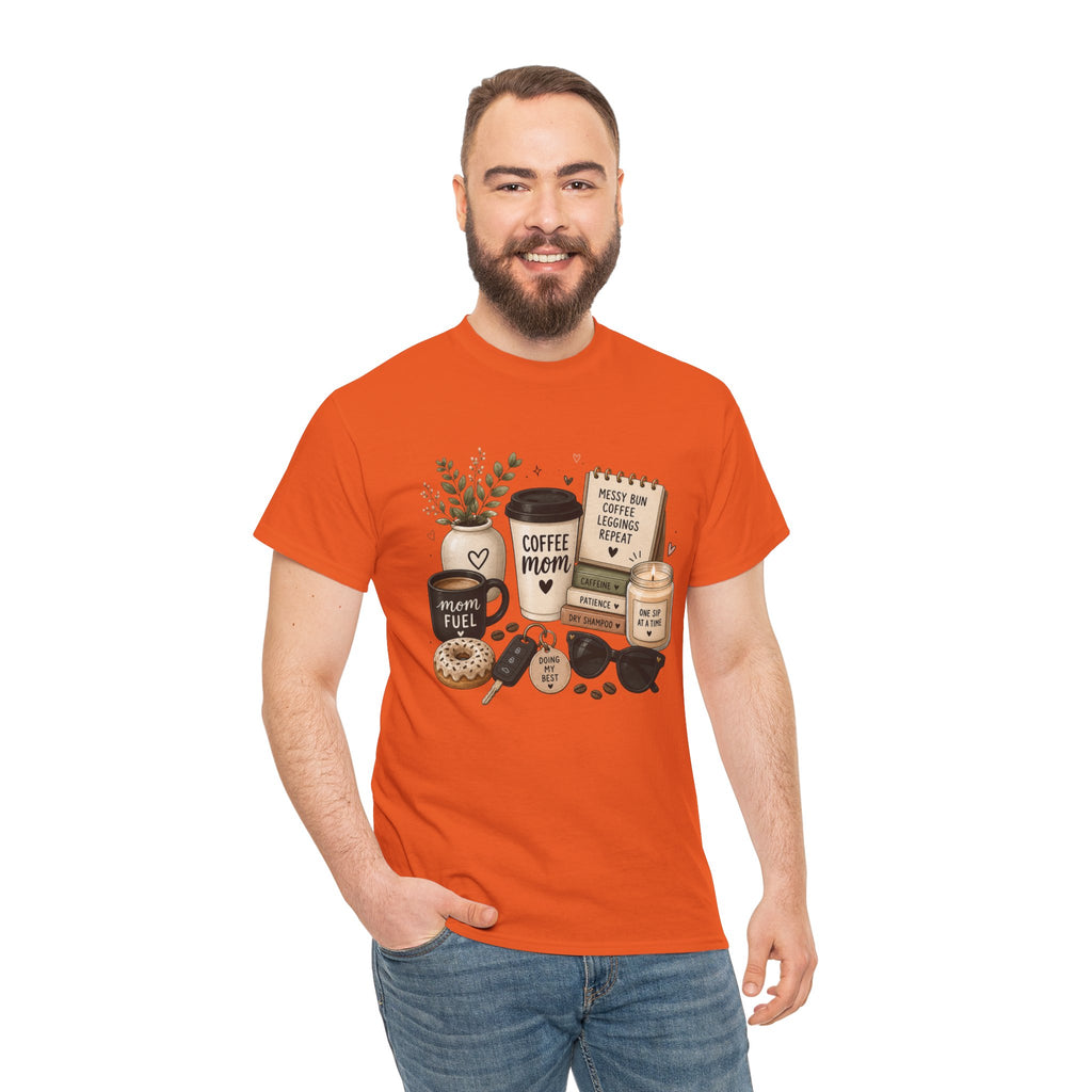 Coffee Mom Tee — Cute Coffee & Cookies Graphic T-Shirt