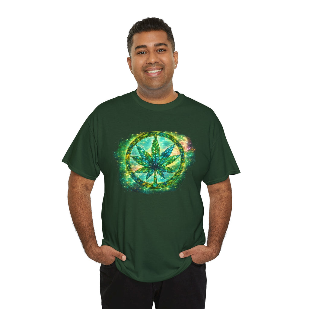 Marijuana Leaf Tie-Dye T-Shirt