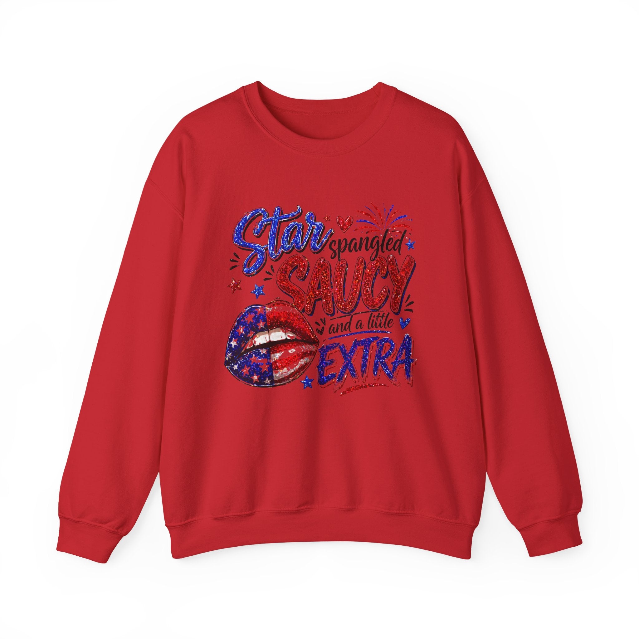 Patriotic 'Star Spangled Saucy & a Little Extra' Sweatshirt