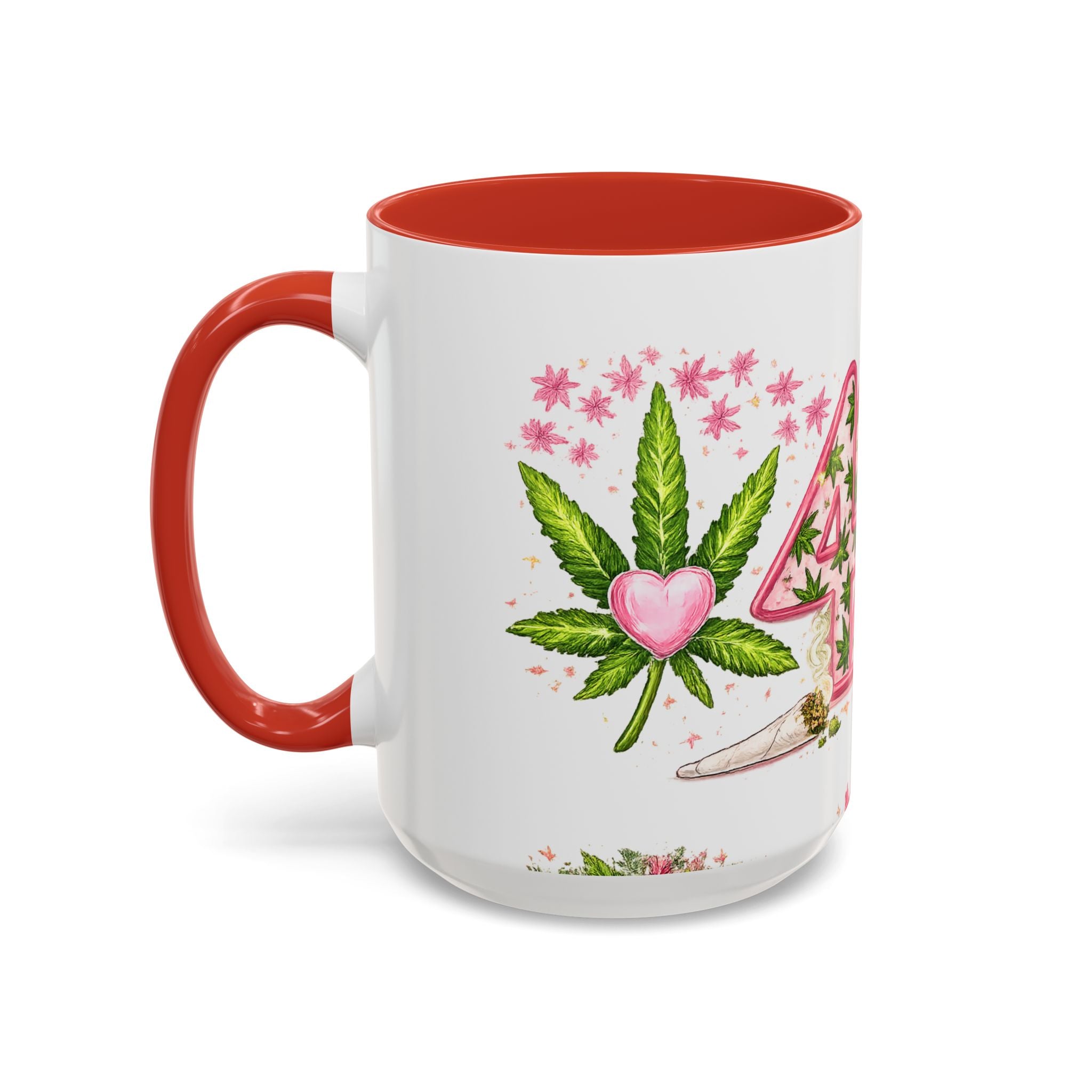 420 Cannabis Coffee Mug — 'Best Buds' Accent Tea Cup (11/15oz)