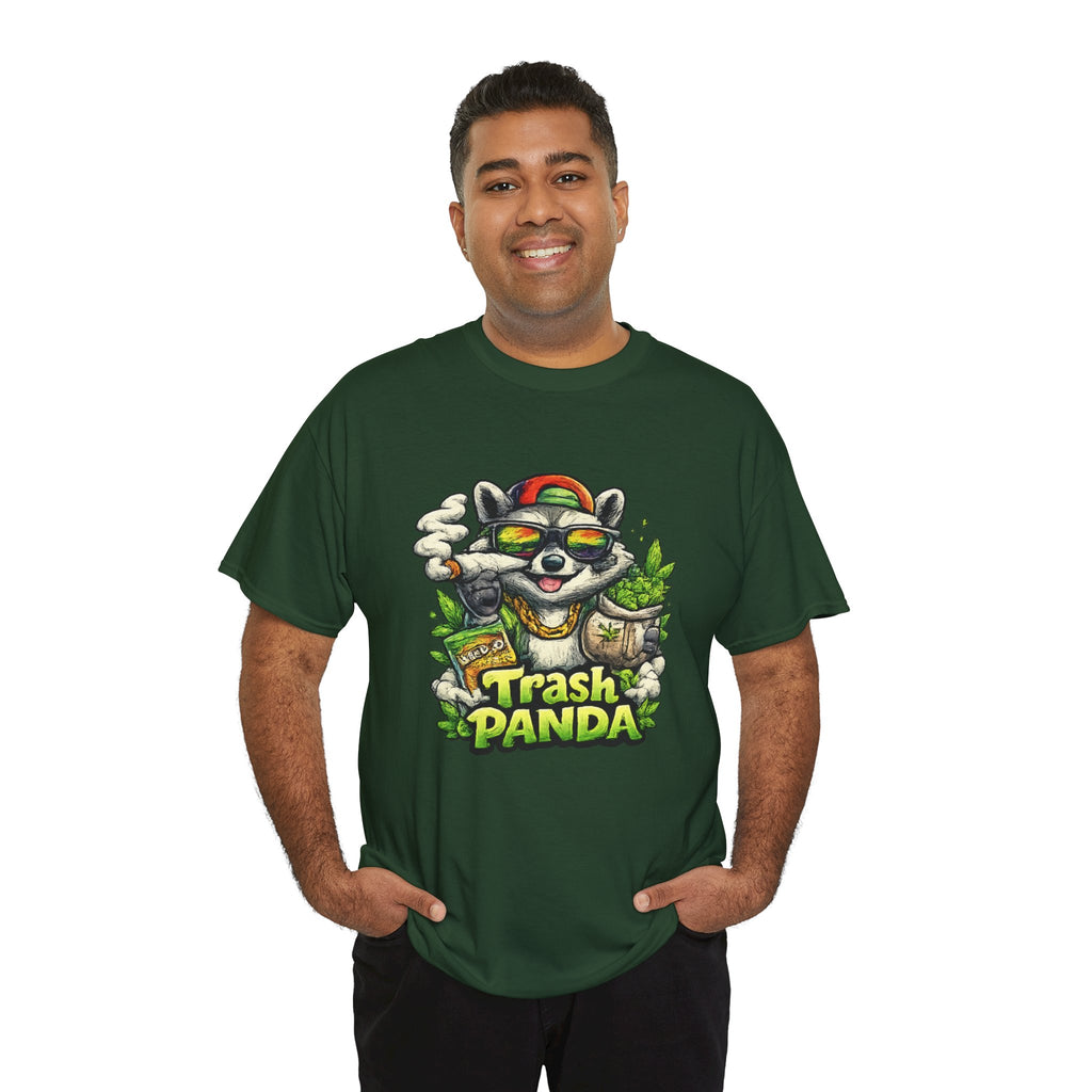 Trash Panda Graphic Tee — Funny Raccoon Streetwear Shirt