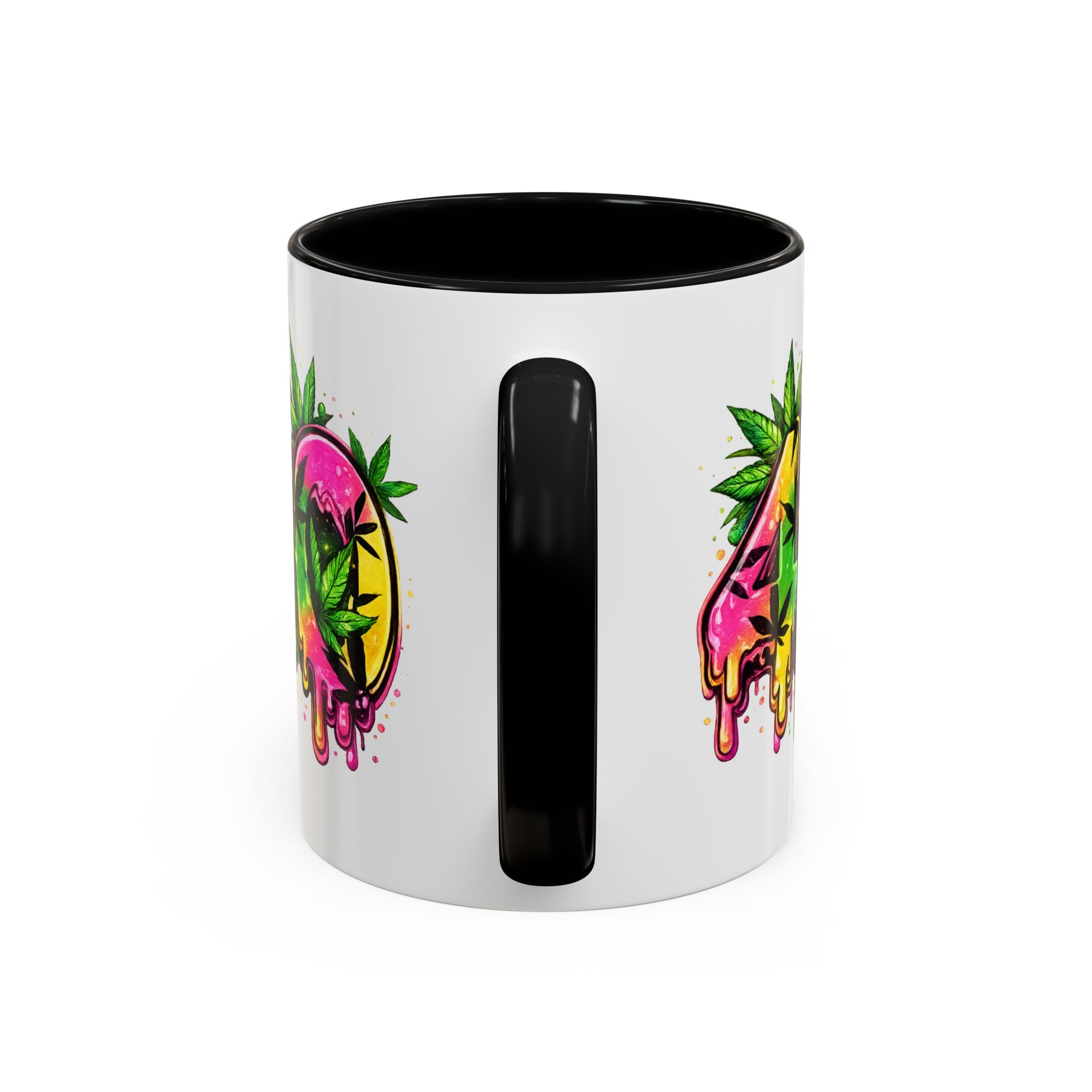 420 Drip Coffee Mug — Colorful Cannabis Stoner Art Accent Mug (11/15oz)