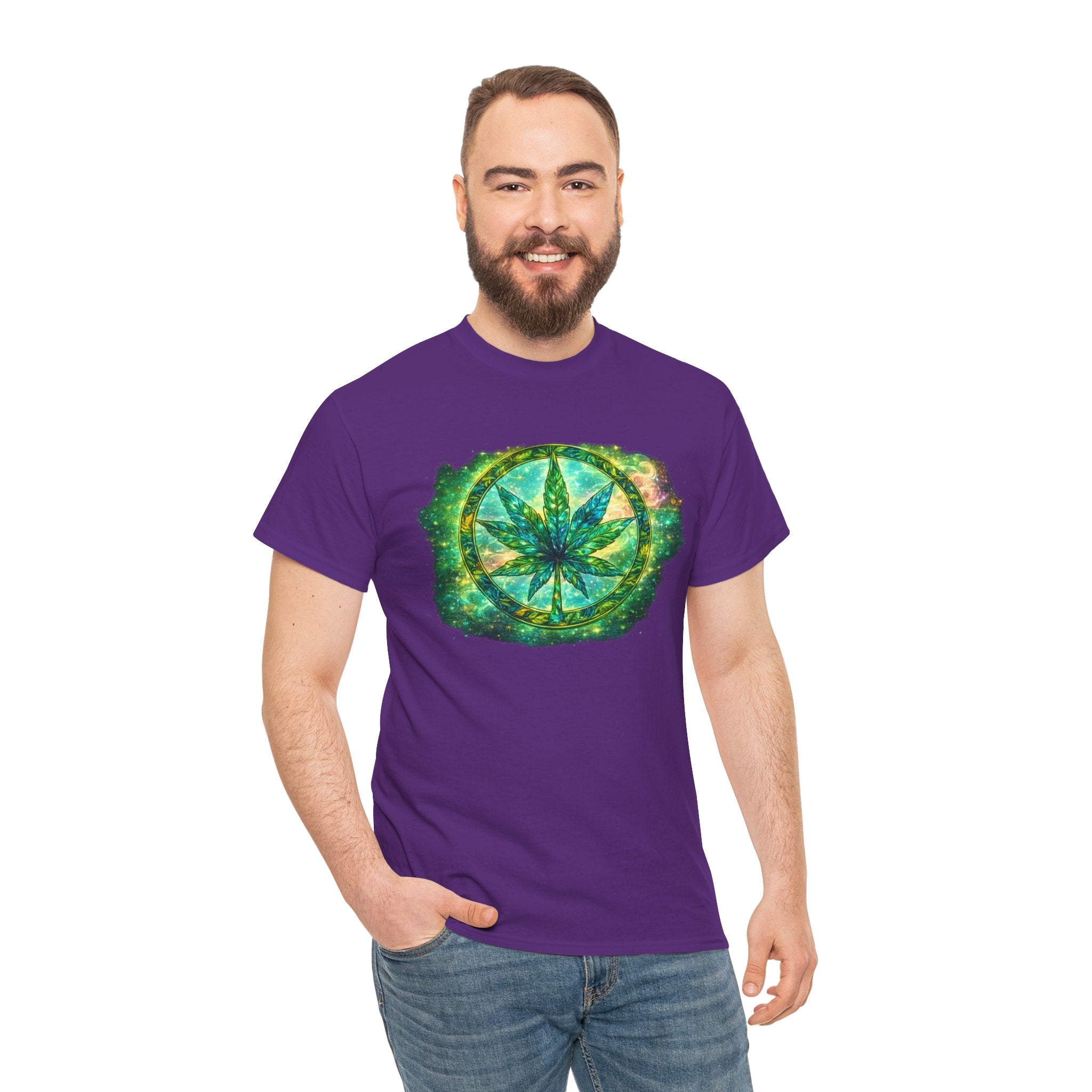 Marijuana Leaf Tie-Dye T-Shirt
