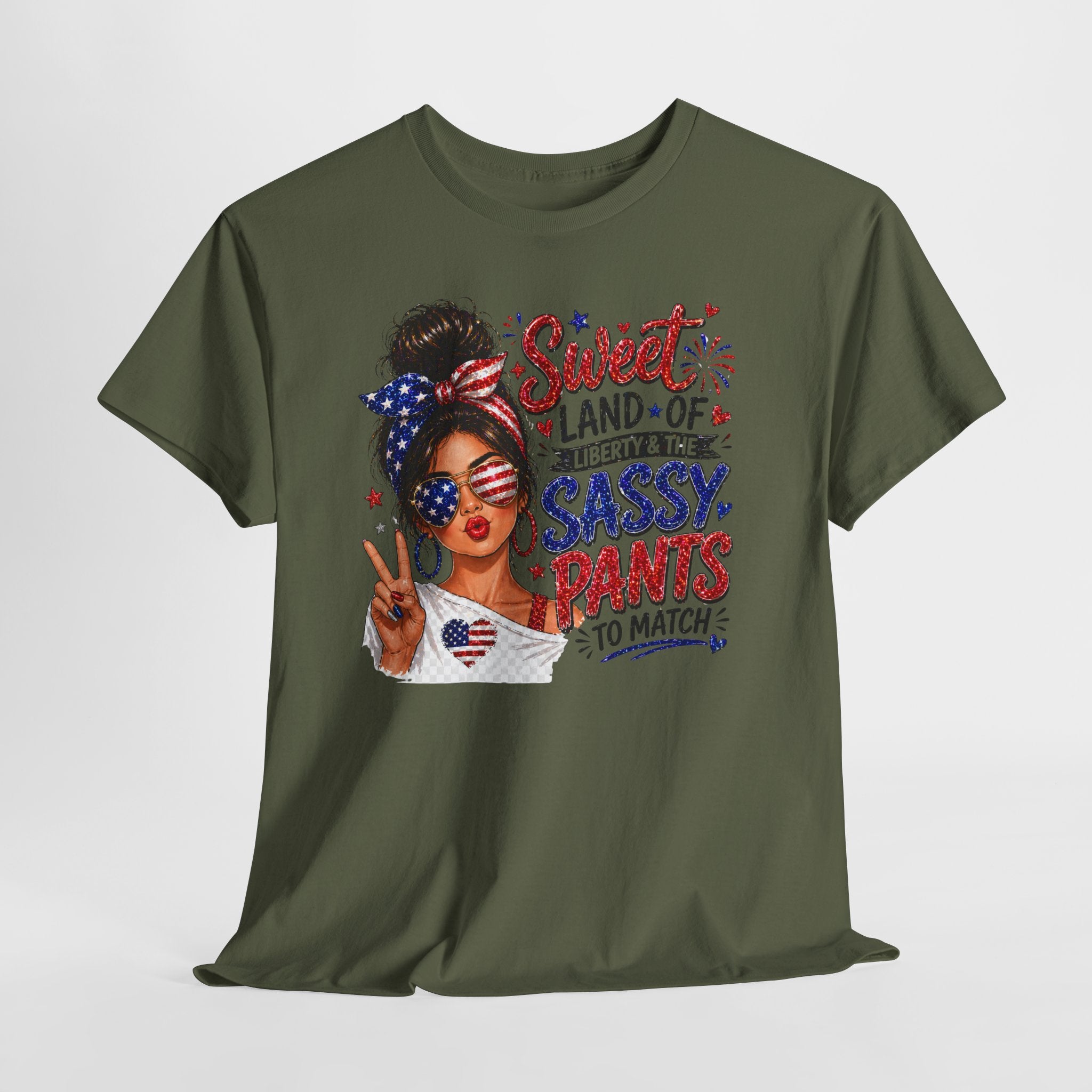 Patriotic 'Sweet Land of Liberty' Sassy Pants Tee