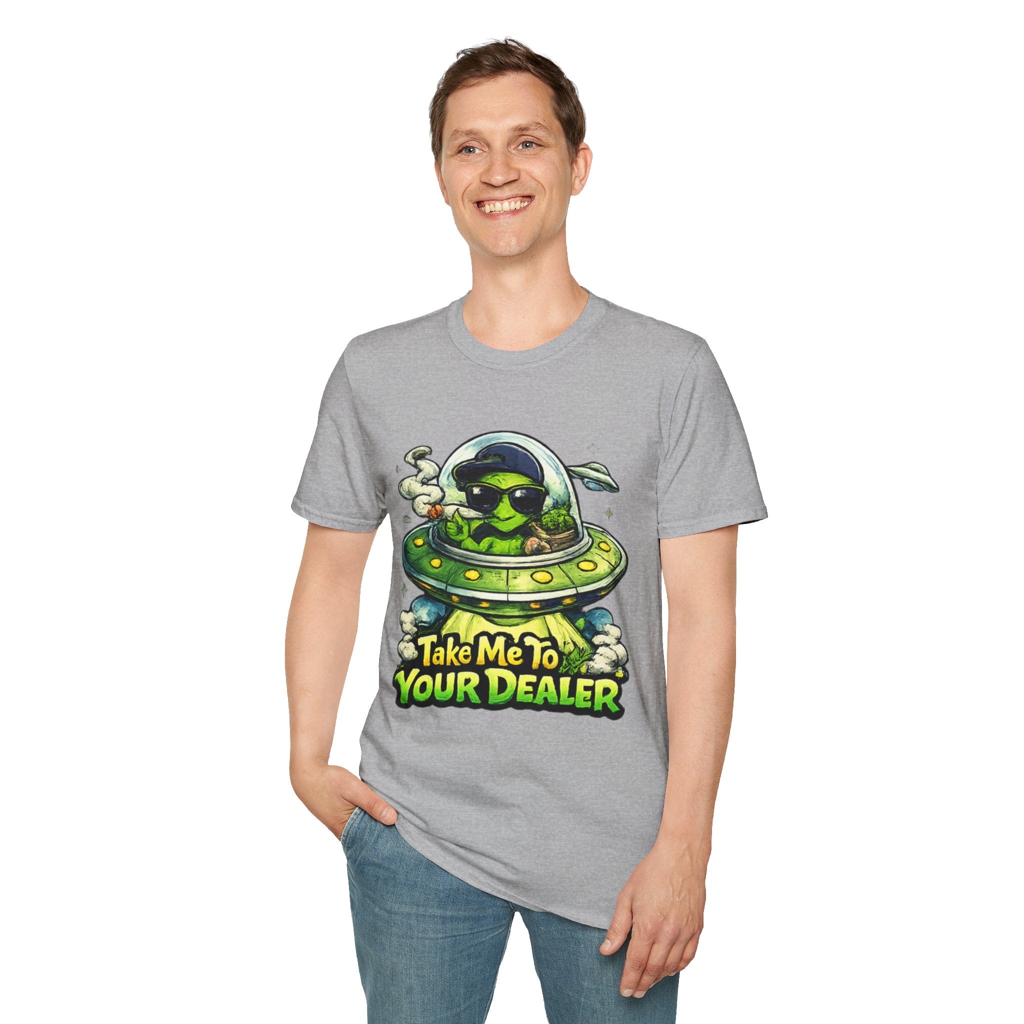 Take Me To Your Dealer Alien T-Shirt