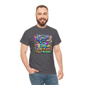 Zero Plans Fully Blazed Tee — Colorful Stoner Cat Graphic T-Shirt